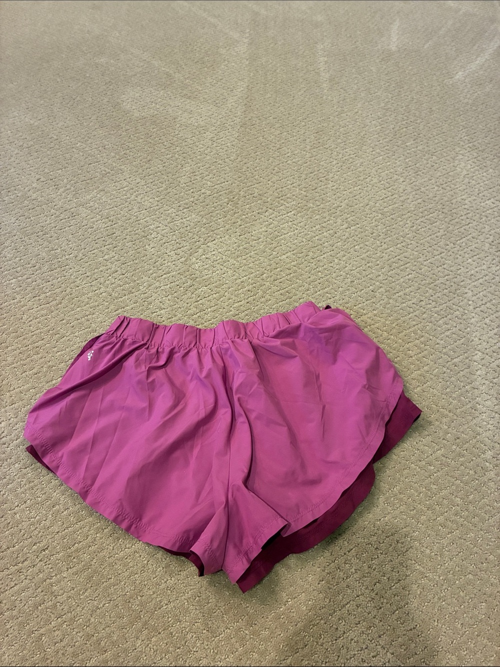 FP Movement by Free People Magenta Layered Athletic Shorts
